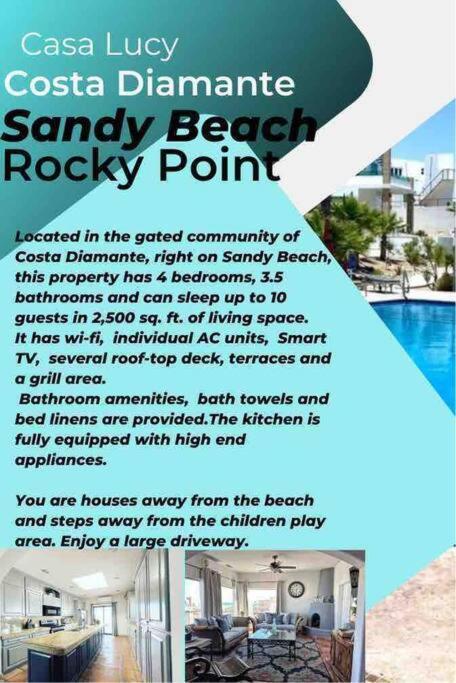 Lux 3 Master Bdroom On Sandy Beach W No Cleaining Fee Puerto Peñasco Dış mekan fotoğraf